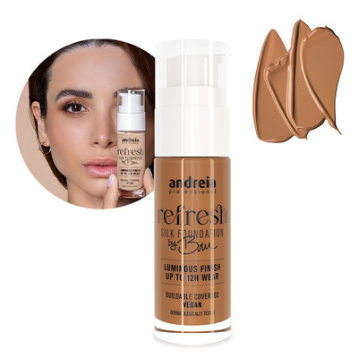 ANDREIA REFRESH SILK FOUNDATION BY BRU - 06 BROWN SUGAR