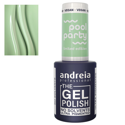 ANDREIA THE GEL POLISH COLEÇÃO POOL PARTY PP5 VERDE MENTA PASTEL