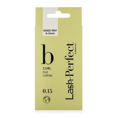 Lash Perfect B Curl 0.15 Flat Mixed 8-13MM