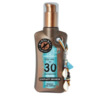 Byron Bay Protector solar con color bronceador SPF 30