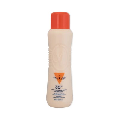 VALQUER CARROT MOISTURISING TANNING MILK SPF30