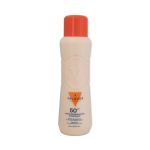 VALQUER LEITE BRONZEADOR HIDRATANTE CENOURA SPF50