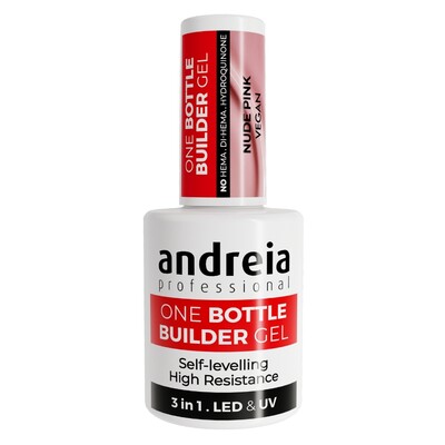 ANDREIA ONE BOTTLE GEL CONSTRUÇÃO 3 EM 1 BAIXA VISCOSIDADE NUDE PINK