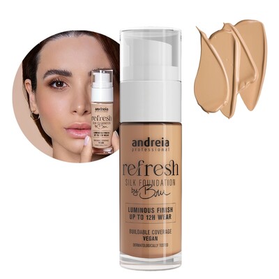 ANDREIA REFRESH SILK FOUNDATION BY BRU - 04.1  BISCUIT