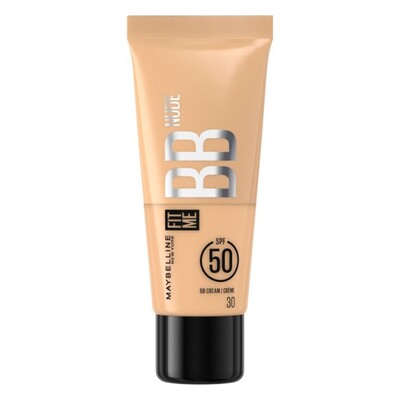 Maybelline Fit Me Nude BB Cream SPF50 Protección Solar e Hidratación 30
