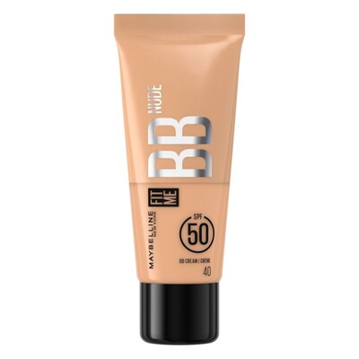 Maybelline Fit Me Nude BB Cream SPF50 Protección Solar e Hidratación 40