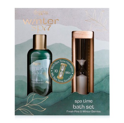 ACCENTRA COFFET WINTER SPA SET DE BANHO FRESH PINE AND WINTER BERRIES