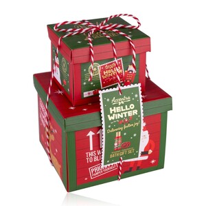 ACCENTRA HELLO WINTER GIFT BOX - Coffret de Banho Frosted Cranberry