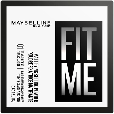 Maybelline Fit Me Mattifying Setting Powder Pó Solto Matificante 01
