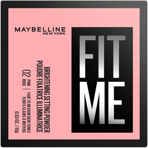 Maybelline Fit Me Mattifying Setting Powder Polvo Suelto Iluminador 02