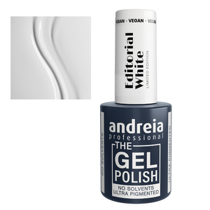 Andreia The Gel Polish Coleção Editorial White - EW1 Branco Leitoso