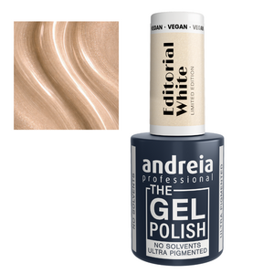Andreia The Gel Polish Coleção Editorial White - EW3 Branco Metálico