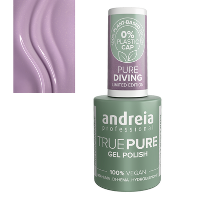 Andreia True Pure Gel Polish Pure Diving Collection PV2 - Lilás com ligeiro brilho