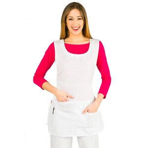 LACLA  AVENTAL LISO BRANCO