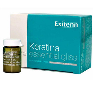 EXITENN KERATINA ESSENTIAL GLISS AMPOLAS PARA CABELO