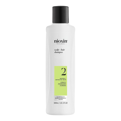NIOXIN SYSTEM 2 SHAMPOO FOR NATURAL HAIR WITH ADVANCED THINNING