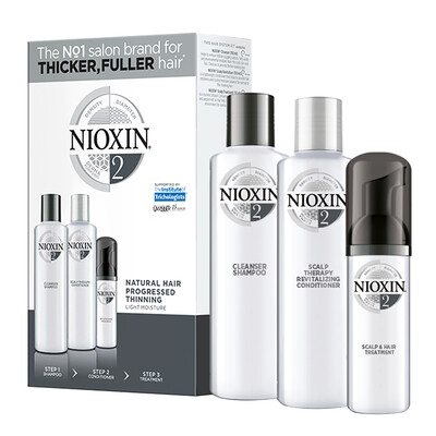 NIOXIN TRIAL KIT SYSTEM 2 - HAIR WITH ADVANCED DENSITY LOSS
