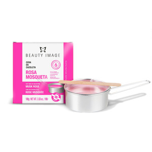 BEAUTY IMAGE PANELA COM CERA DEPILATÓRIA ROSA