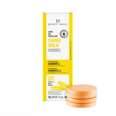 BEAUTY IMAGE CHAMOMILE DEPILATORY WAX DISCS