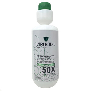 Virucidil Plus 50X Concentrado Desinfetante Utensílios e Superfícies 
