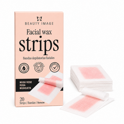 Beauty Image Bandas Faciais de Cera Fria Rosa Mosqueta
