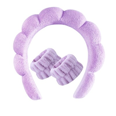 PACK Bandolete e Punhos para Skincare
