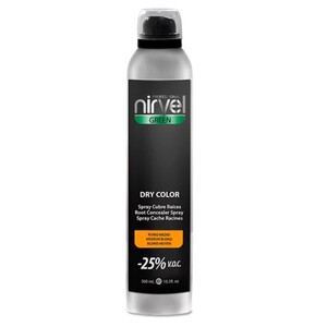 Nirvel Green Dry Color Spray retocador de raíces Rubio medio