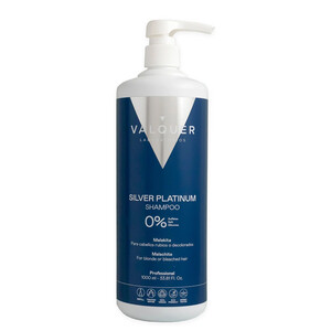 VALQUER SILVER PLATINUM CHAMPÚ MATIZADOR PARA CABELLO RUBIO O DECOLORADO