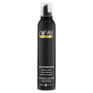 NIRVEL COLOR MOUSSE ESPUMA PARA PEINADO DE COLOR - MARRÓN OSCURO