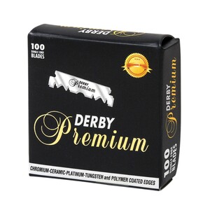Derby Premium Dispensador 100 Hojas de afeitar