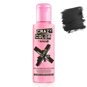 CRAZY COLOR CREME DE COLORAÇÃO SEMIPERMANENTE 030 BLACK