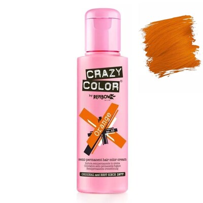 CRAZY COLOR CREME DE COLORAÇÃO SEMIPERMANENTE 60 ORANGE