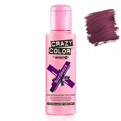 CRAZY COLOR CREME DE COLORAÇÃO SEMIPERMANENTE 51 BORDEAUX