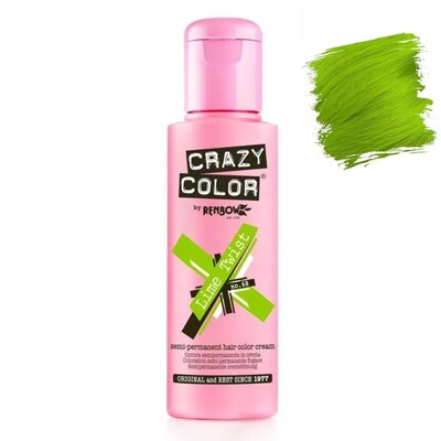 CRAZY COLOR CREME DE COLORAÇÃO SEMIPERMANENTE 68 LIME TWIST