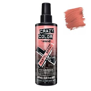 CRAZY COLOR PASTEL SPRAY COLORAÇÃO TEMPORÁRIA PEACHY CORAL