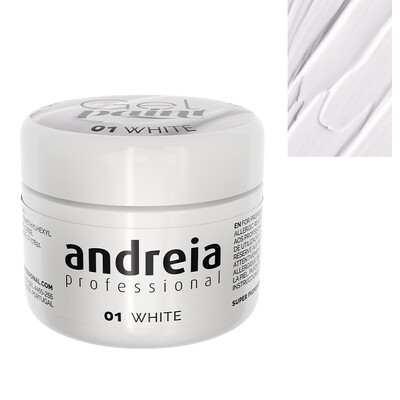 ANDREIA GEL PAINT - 01 WHITE