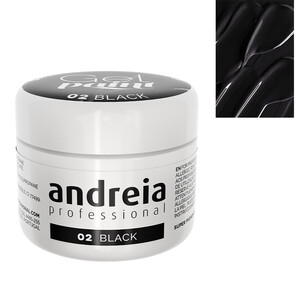 ANDREIA GEL PAINT - 02 BLACK