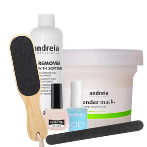 Pedicure Pack - Andreia Remover + Mask + Oil + GR Varnish + Files