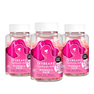 Ivybears Hair Vitamins Women Suplemento Fortificante Cabelo Unhas 3 meses