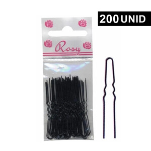 KIT GANCHOS CABELO ROSY 375 PRETOS