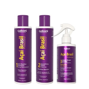 Kit Açaí Brasil Alisado Profesional by Gaboni