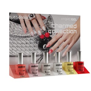 ANDREIA HYBRID GEL FUSION COLOR CHARMED COLLECTION OFERTA MINI EXPOSITOR