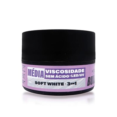 Kelly K Gel de Construcción de Viscosidad Media Soft White