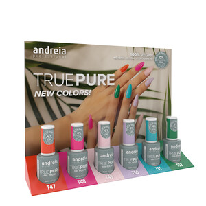 ANDREIA TRUE PURE GEL VARNISH NEW COLORS COLLECTION MINI EXHIBITOR OFFER