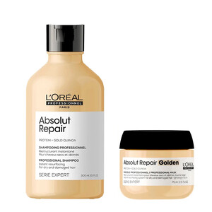 L’ORÉAL PRO SERIE EXPERT PACK ABSOLUT REPAIR CHAMPÔ + MÁSCARA DOURADA