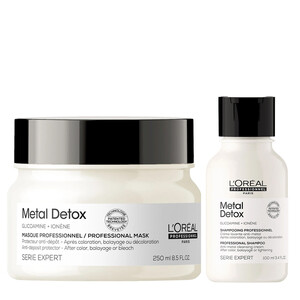 L’ORÉAL PRO SERIE EXPERT PACK METAL DETOX MÁSCARA + SHAMPOO ANTI METAL