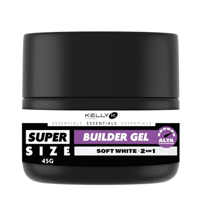 KELLY K ESSENTIALS SUPER SIZE BUILDER GEL HIGH VISCOSITY SOFT WHITE