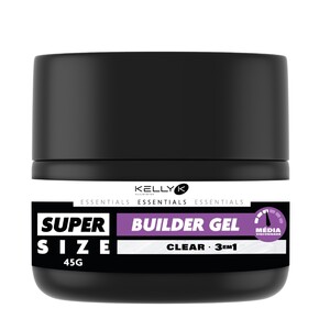 KELLY K ESSENTIALS SUPER SIZE BUILDER GEL MEDIUM VISCOSITY CLEAR