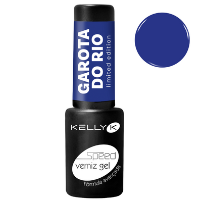 Kelly K Speed Esmalte en Gel Colección Garota do Rio GR3 Azul Oscuro