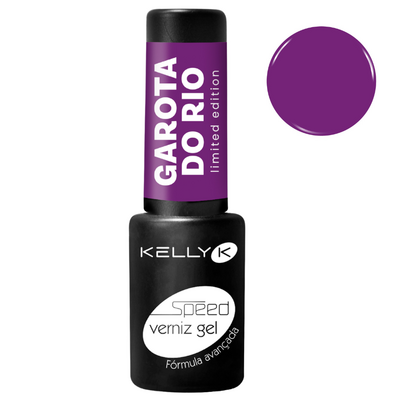 Kelly K Speed Gel Polish Garota do Rio Collection - GR6 Roxo